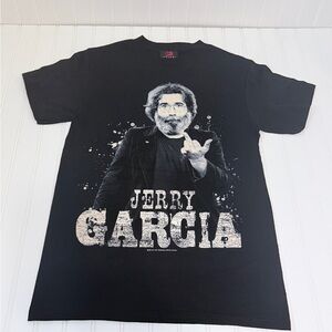 Zion Rootswear Black Jerry Garcia Flippin’ Bird Graphic Tee Small